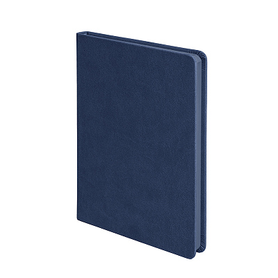 Ежедневник недатированный Softie, формат А5, в клетку (Тёмно-синий)