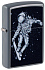 Зажигалка ZIPPO Skateboarding Astronaut с покрытием Flat Grey, латунь/сталь, серая, 38x13x57 мм - Фото 1