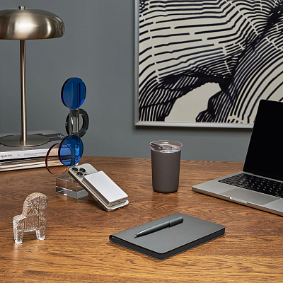 Шариковая ручка Аспен (Aspen), серая