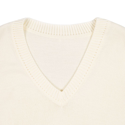 Жилет оверсайз унисекс Tad в сумке, молочно-белый