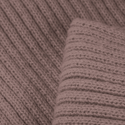 Шарф Forges вязаный, коричневый