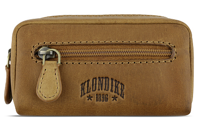 Ключница KLONDIKE RUSH «Harvey», натуральная кожа в коньячном цвете, 11 х 5,5 х 3,5 см