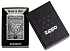 Зажигалка ZIPPO Wolf Emblem с покрытием Brushed Chrome, латунь/сталь, серебристая, 36x13x57 мм - Фото 6