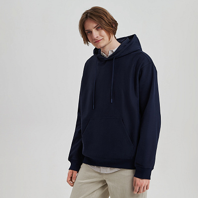 Худи релакс унисекс ADVENTURE, темно-синий (Синий)