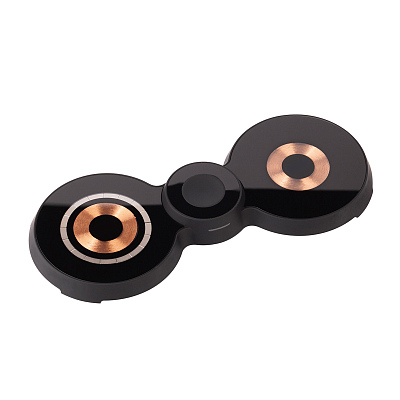 Беспроводная (15W) зарядная станция "Cheb" с прозрачным корпусом и MagSafe, черный (Чёрный)