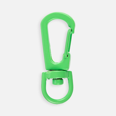 Застежка-карабин Snap Hook, S  неон (Зеленый)