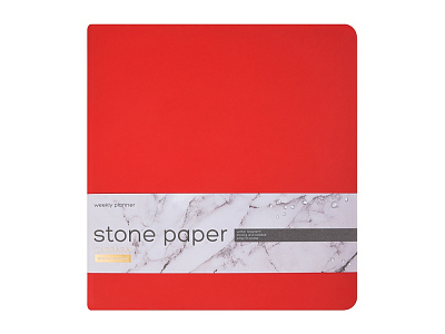 Еженедельник с каменной бумагой А5+ Carrara