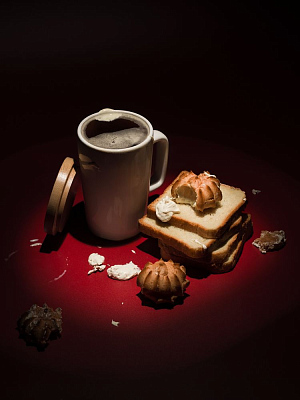 Кружка Vierra с крышкой-костером, белая