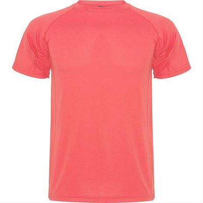 Спортивная футболка MONTECARLO мужская, ФЛУОРЕСЦЕНТНЫЙ ОРАНЖЕВЫЙ M (Коралловый флуоресцентный)