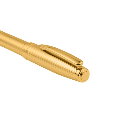 Ручка перьевая Pierre Cardin GOLDEN. Цвет - золотистый.  Упаковка B-1