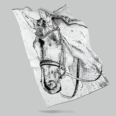 Плед «Вороной»