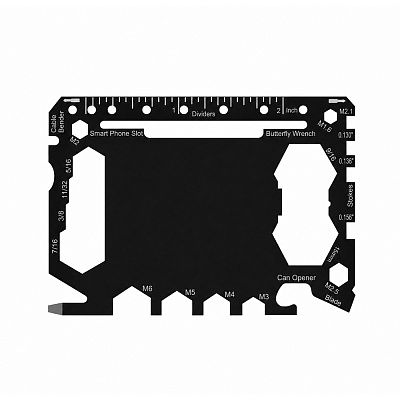 Карта-Мультиинструмент 46в1 Vector, черный  (Чёрный)