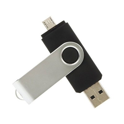 ОТГ 01 Дабл твист, оранжевый, 8Гб