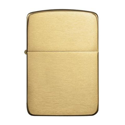 Зажигалка ZIPPO 1941 Replica™ с покрытием Brushed Brass, латунь/сталь, золотистая, 38x13x56 мм