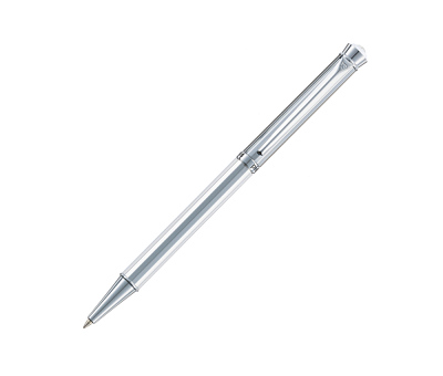 Ручка шариковая Pierre Cardin CRYSTAL,  цвет - серебристый. Упаковка Р-1.