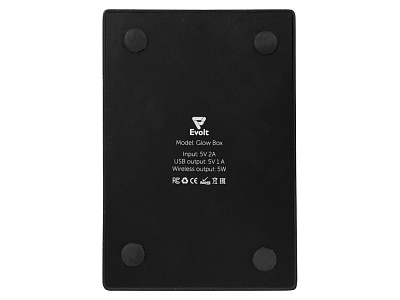 Настольное беспроводное зарядное устройство Glow Box