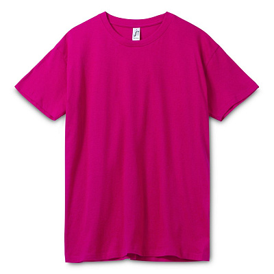Футболка унисекс Regent 150, розовая (лососевая) (Фуксия)