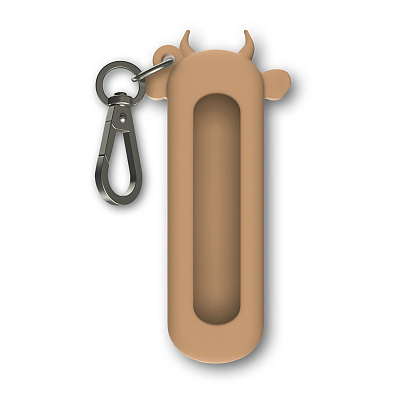 Чехол VICTORINOX "Wet Sand" для ножей Classic Colors 58 мм, силиконовый, песочный (Коричневый)