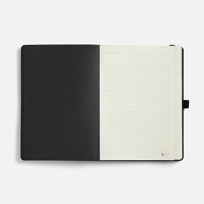 Ежедневник Peel Flex, недатированный, черный