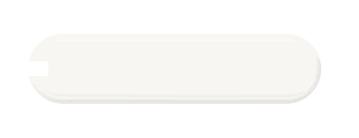 Задняя накладка для ножей VICTORINOX 58 мм пластиковая белая