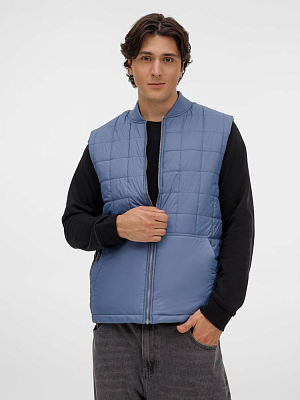 Жилет унисекс Warmbridge, синий (джинс)