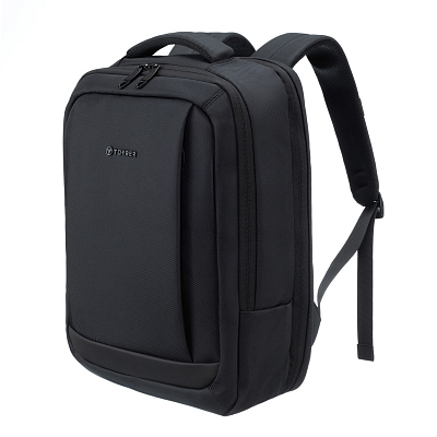 Рюкзак TORBER VOYAGE c отделением для ноутбука 17'', черный, полиэстер 900D, 31х17х44 см, 18 л