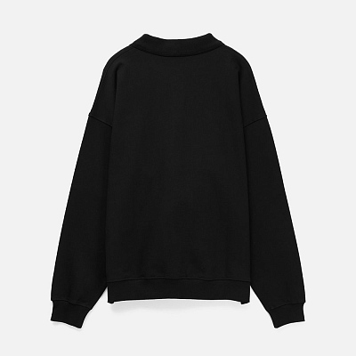 Свитшот оверсайз унисекс S6, черный