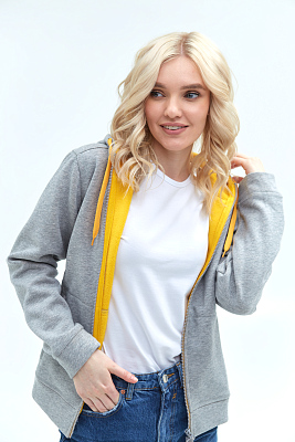 Толстовка женская STAN с капюшоном на молнии сэндвич 320, 19