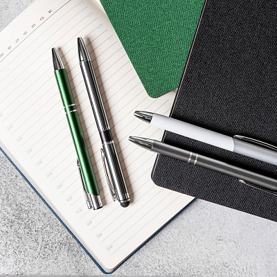 Шариковая ручка Альфа Нео (Alpha Neo), серая