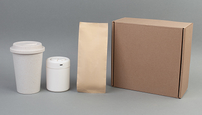 Набор "Комфорт", бежевый с белым