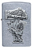 Зажигалка ZIPPO Dead Mans Hand с покрытием Street Chrome, латунь/сталь, серебристая, 38x13x57 мм - Фото 2