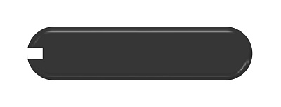 Задняя накладка для ножей VICTORINOX 58 мм пластиковая чёрная