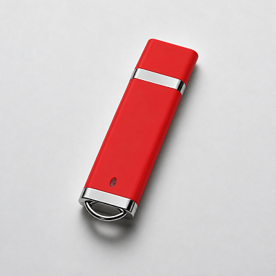 USB-флешка на 16 Гб Орландо (Красный/серебристый)