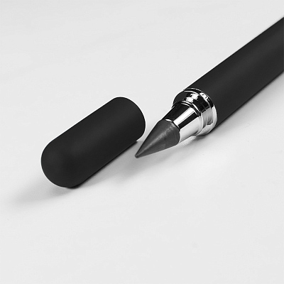 Ручка шариковая + карандаш вечный 2 в 1 soft