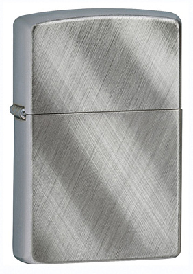 Зажигалка ZIPPO Classic с покрытием Brushed Chrome, латунь/сталь, серебристая, матовая, 38x13x57 мм (Серебристый)