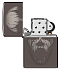 Зажигалка ZIPPO Screaming Monster с покрытием Black Ice®, латунь/сталь, черная, 38x13x57 мм - Фото 4