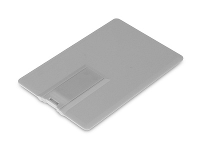 USB 3.0- флешка на 256 Гб в виде визитки, с раскладным чипом (Белый)