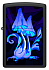 Зажигалка ZIPPO Counter Culture с покрытием Black Light, латунь/сталь, черная,матовая 38x13x57 мм - Фото 6