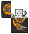 Зажигалка ZIPPO Rick Rietveld с покрытием Black Matte, латунь/сталь, черная, матовая, 38x13x57 мм - Фото 4