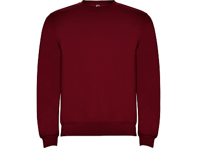 Свитшот с начесом Clasica унисекс (Гранатовый)