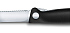 Нож для овощей VICTORINOX SwissClassic, складной, лезвие 11 см с волнистой кромкой, чёрный - Фото 6