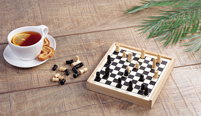 Набор игр "Joy" 4в1, натуральный