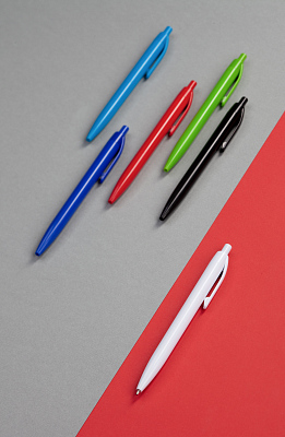 Ручка шариковая "Phil" из антибактериального пластика, белый