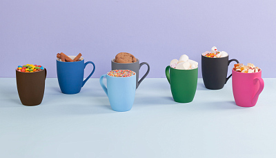 Кружка "Trend", покрытие soft touch, коричневый