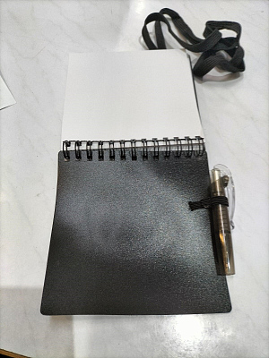 Блокнот А6 Журналист с ручкой