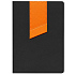 Ежедневник Bookmark, недатированный, черный с оранжевым - Фото 2
