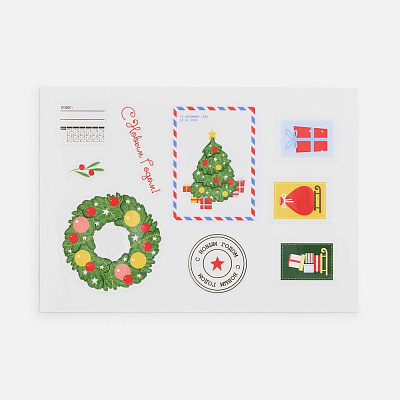 Стикерпак UV-DTF Thematic новый год