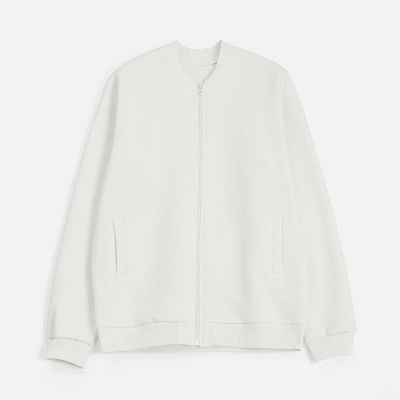 Бомбер унисекс Estado, молочно-белый