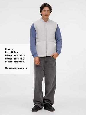 Жилет унисекс Warmbridge, светло-серый