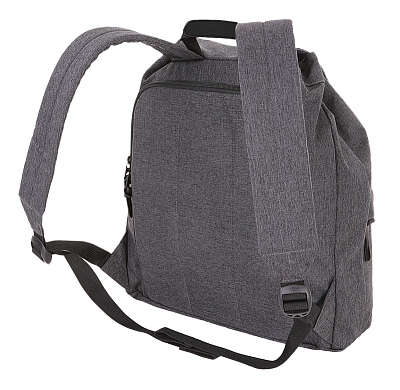 Рюкзак WENGER 13'', cерый, ткань Grey Heather/ полиэстер 600D PU , 33х13х39 см, 16 л